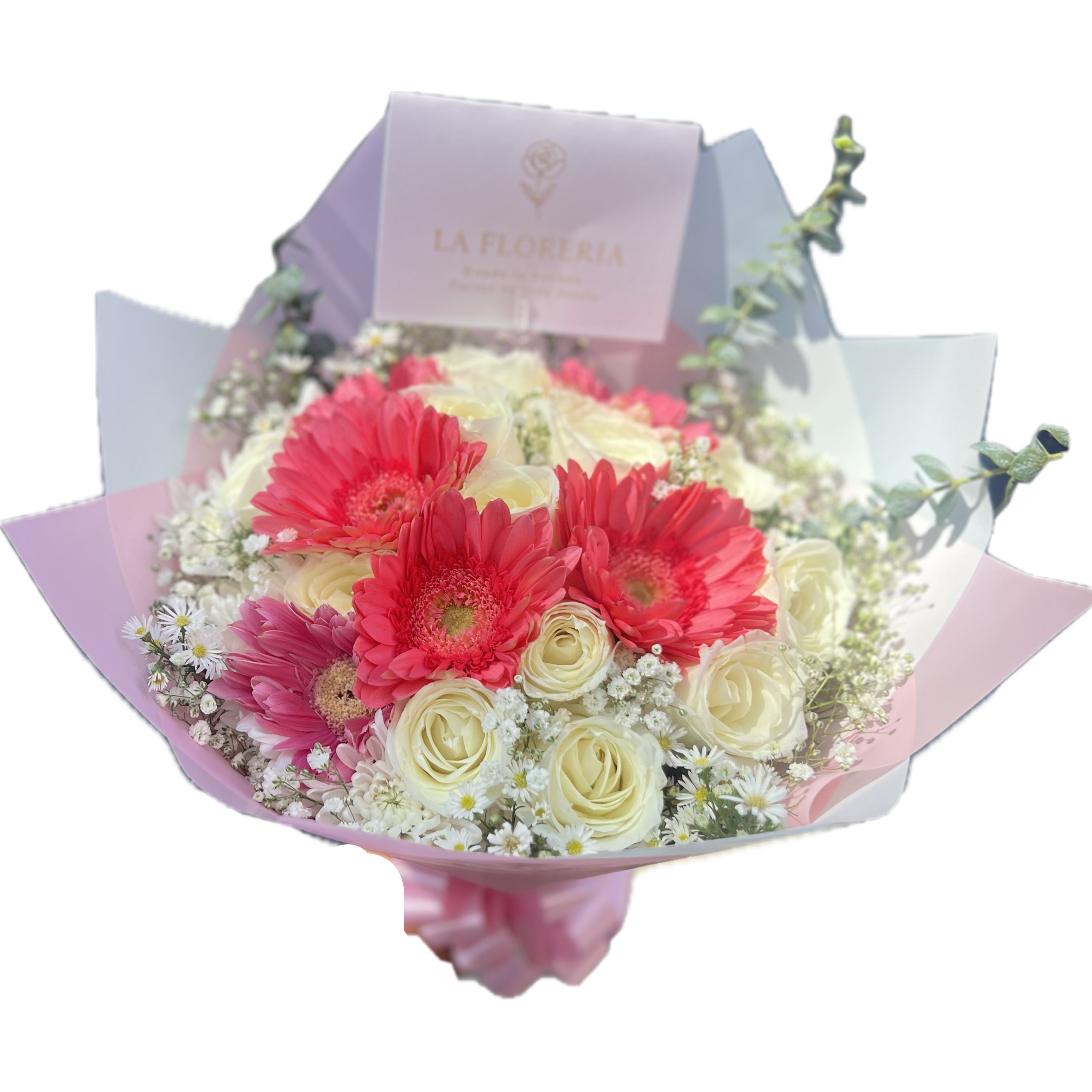 Brillo de Amor – Gerberas & Rosas
