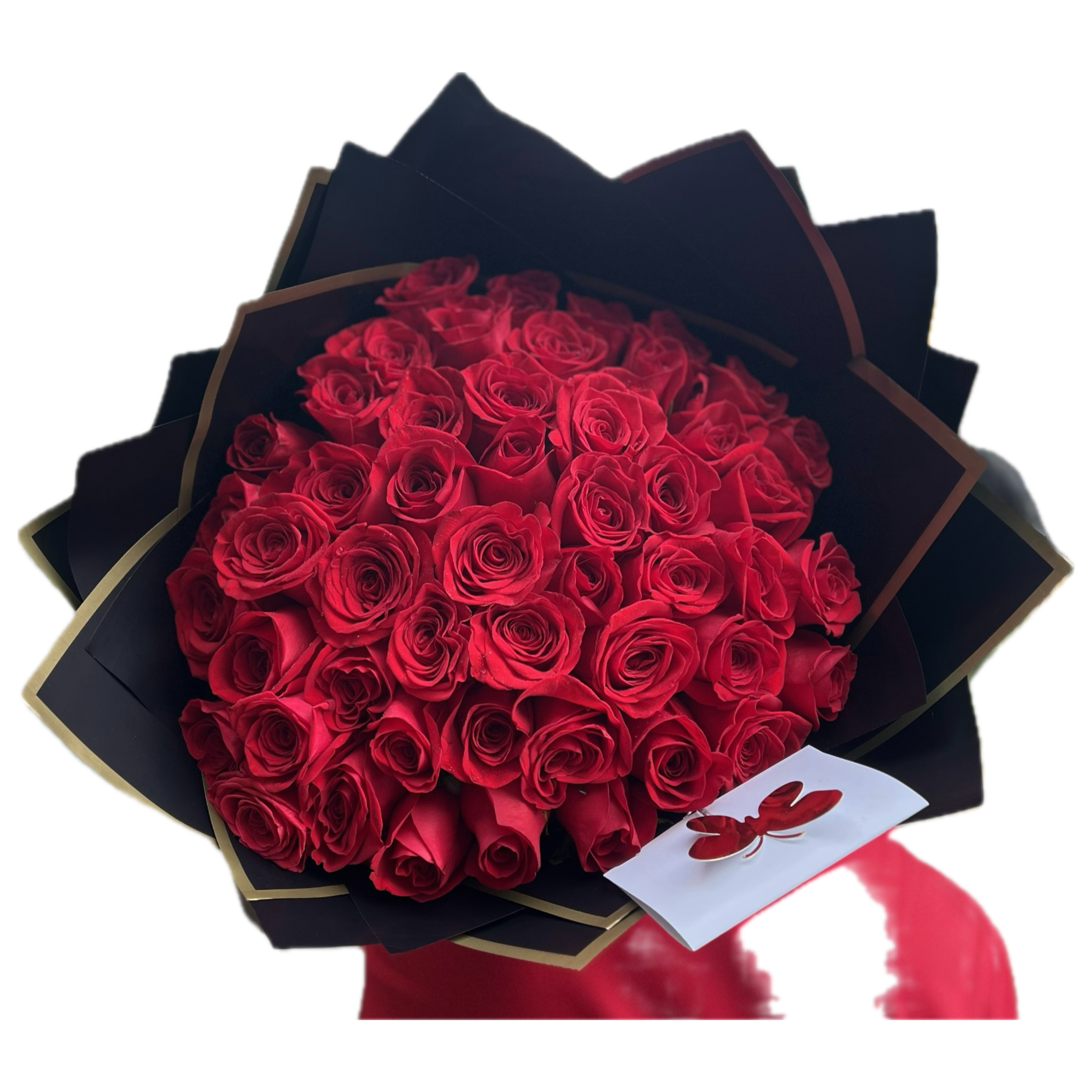 Bouquet de 100 Rosas Rojas