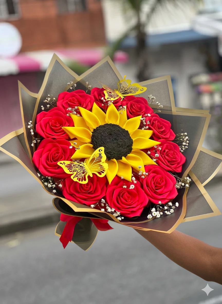 🌻 Ramo Eterno 'Sol y Pasión'