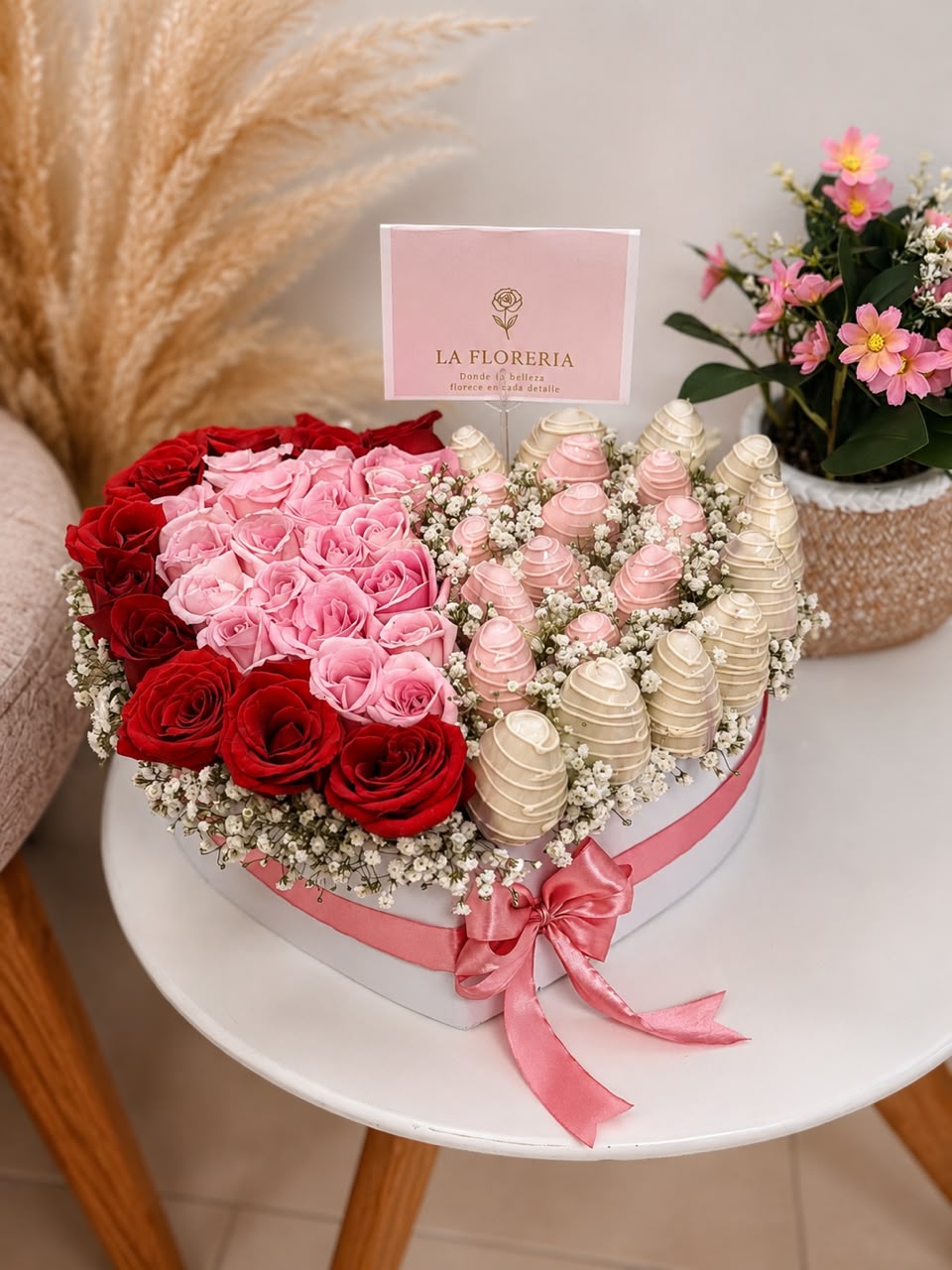 🍓 Caja Corazón "Amor Dual"